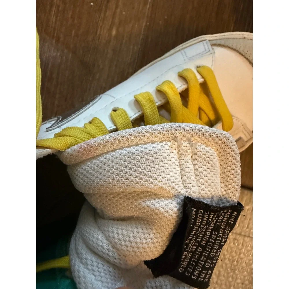 Nike Blazer Mid 77 Kids Size 6Y White Silver Floral DQ7773-100 High Top Sneaker